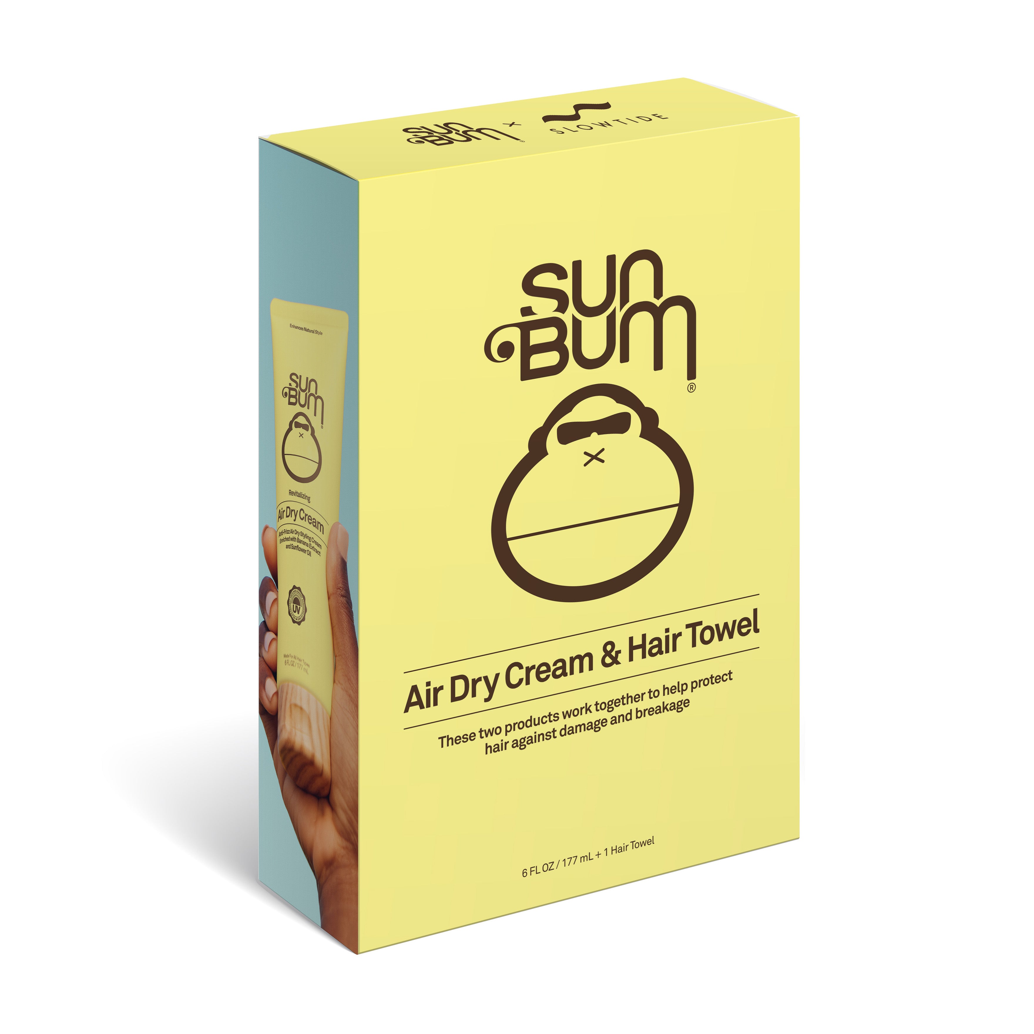 Air Dry Cream & Hair Towel Kit